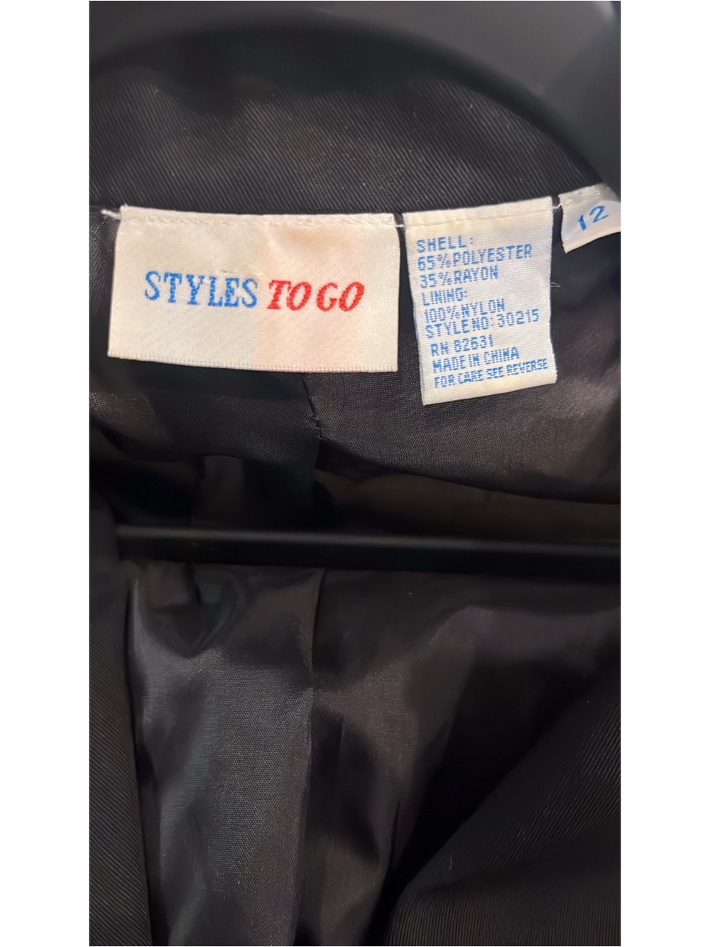 Vintage 80s Styles To Go Star Blazer - Picture 5 of 6